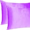 Homeroots 20 x 30 in. Violet Dreamy Silky Satin Queen Size Pillowcases 387895 - alternate 9